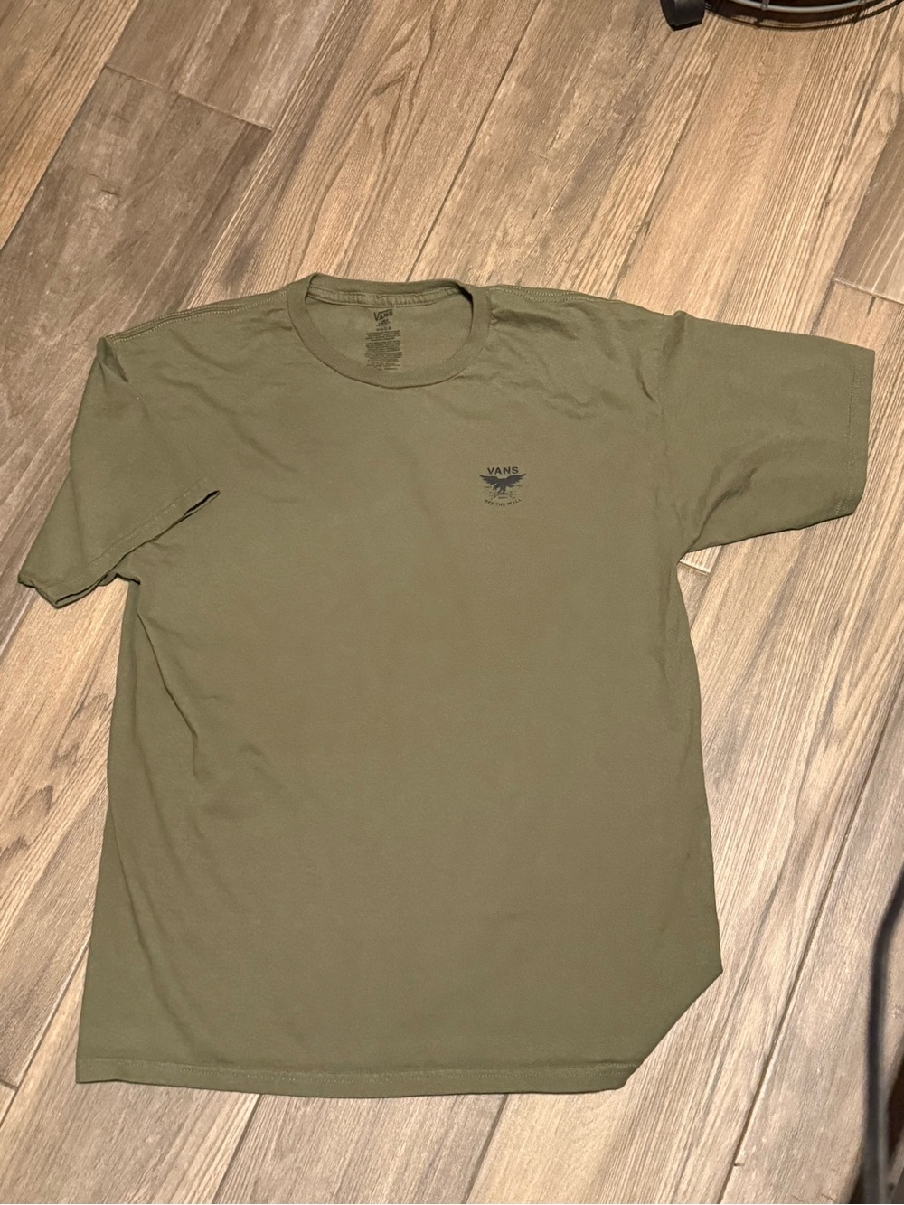 Vans Olive Short Sleeve Logo Tee